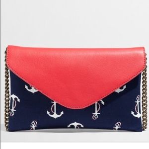 J. Crew Anchor Clutch